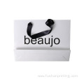 Custom Printing White Beaujo Paper Bag For Wine